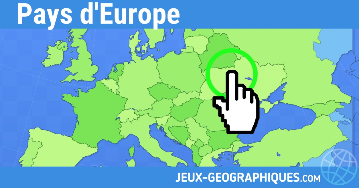 quiz carte d europe jeux geographiques.jeux gratuits Jeu Pays d Europe